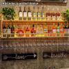 SARKEY Modern Wall Mounted Wine Rack with LED Light, Bar Unit Floating Liquor Shelves with Wine Glass Holder, Multi Functional Display Storage Organizer, for Kitchen Wine Cellar(Black,100x25x90cm) view 3