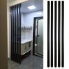 9ft 8ft 7ft 6ft 5ft 4ft 3ft 2ft Tall Room Divider Column Black, 1 Post / 2 Posts / 5 Posts Space Partition Wall - Cabinet To Ceiling / Floor To Ceiling, Separation Scree(Pack of 5,185cm/6.1ft/72.8" Hi view 1