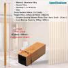 9ft 8ft 7ft 6ft 5ft 4ft 3ft 2ft Tall Room Divider Column Black, 1 Post / 2 Posts / 5 Posts Space Partition Wall - Cabinet To Ceiling / Floor To Ceiling, Separation Scree(Pack of 5,185cm/6.1ft/72.8" Hi view 3