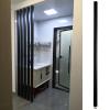 9ft 8ft 7ft 6ft 5ft 4ft 3ft 2ft Tall Room Divider Column Black, 1 Post / 2 Posts / 5 Posts Space Partition Wall - Cabinet To Ceiling / Floor To Ceiling, Separation Scree(Pack of 1,235cm/7.7ft/92.5" Hi view 1