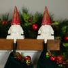 Northlight Glittered Gnome Christmas Stocking Holders - 8.25" - Set of 2 view 3