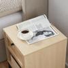 Hearth & Harbor Night Stand, 1-Drawer Bedside Table for Bedroom Storage, Bedroom Essentials, Wood Rattan Nightstand, Living Room Side Table, Modern End Table, Bedroom Furniture - 1 Piece, Natural view 4