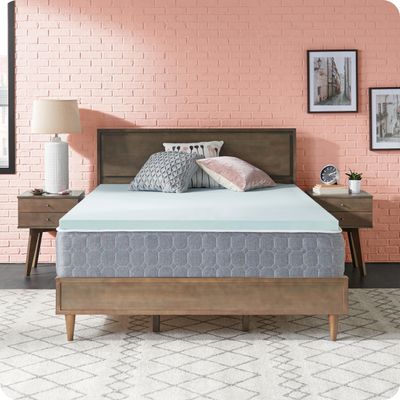Sealy Dreamlife 2 Gel Memory Foam Twin XL Mattress Topper with SealyComfort Gel Foam, 1 Year Limited Warranty, Made in The USA