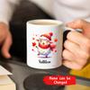 Baby Sheep Coffee Mug, Personalized Name Autumn Sheep Mug Gift, Sheep Animal Cup, Customized Sheep Ceramic Mug Gifts For Sheep Lovers Birthday, Cute Sheep Travel Mugs, Sheep White Tea Cup 11Oz 15Oz view 2