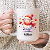 Baby Sheep Coffee Mug, Personalized Name Autumn Sheep Mug Gift, Sheep Animal Cup, Customized Sheep Ceramic Mug Gifts For Sheep Lovers Birthday, Cute Sheep Travel Mugs, Sheep White Tea Cup 11Oz 15Oz view 3