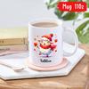 Baby Sheep Coffee Mug, Personalized Name Autumn Sheep Mug Gift, Sheep Animal Cup, Customized Sheep Ceramic Mug Gifts For Sheep Lovers Birthday, Cute Sheep Travel Mugs, Sheep White Tea Cup 11Oz 15Oz view 4