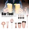 Stainless Steel Set 11 Piece Bartender Tools Kit for Professional and Home Mixology with Jigger Strainer and Mixing Spoon view 3