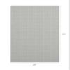 Chilewich Martha by Martha Stewart Boxwood Rug in Abalone - 72"x106" - Easy Care - Premium Indoor/Outdoor Floor Mat for Entry, Kitchen, Bath, Pool with Non-Slip Backing view 2