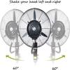 FAFACAI Industrial Fans Standing, Commercial Fan Speed Controller, Heavy Duty Pedestal Powerful and Quiet Oscillating Metal Stand Fan, Black view 2