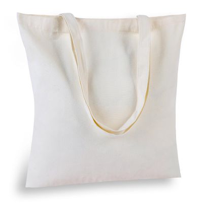 FF Sgdfc 2 Pcs Canvas Tote Bags, Natural Color Tote Bags 15 x 16 inch Sustainable Eco Friendly reusable, for Grocery Bags, DIY Gift Bags, Shopping Bags (Natural Colour)