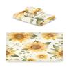 Haskirky Beautiful Sunflower 3 Piece Towel Set,Absorbent Soft Bath Towel Quick Dry Light Weight Hand and Washcloth Set for Gym Bathing Home Shower view 2