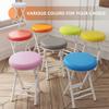 20in Foldable Tall Bar Stool with Footrest, No Assembly, Portable Kitchen Folding Chair for Adults with 265lb Capacity(Black-Gray) view 3