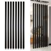 LXLZYXSF 8Pcs Extra Tall Posts Partition Screen Floor to Ceiling Room Divider, Black Metal Modern Simple Living Room Wall Separation, Indoor Home Decor(115cm/3.8ft/45.3" High) view 1