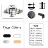 Metal Abstract and Geometric Wall Art, Line Art Decor, Modern Luxury Style - Minimalist Metal Wall for Living Room (Black, 59"x36" | 150x90cm) view 4