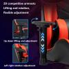 Computer Gaming Chair with Footrest and Lumbar Support Ergonomic High Back Video Game Chairs with Swivel Seat and Headrest Height Adjustable Racing Style Office Computer Game Chair,One Size, Black view 4