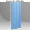 SUZEPER Rolling Room Divider, Folding Partition Privacy Screens, Freestanding Fabric Room Panel, Portable Folding Wall Divider for Office, Room,Restaurant, Hospital(2-Panel, White+Blue) view 4