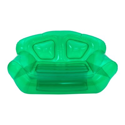 NAIXING Inflatable Sofa Blow UP Chairs Couch Lounger Portable Air Inflatable Couch Inflatable Double Person Sofa for Indoor Living Tent Camping Outdoor Activities (Green)