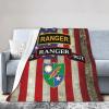 Us Army Rangers Blanket Sofa Bedding Ultra-Soft Micro Fleece Blanket 50"x40" view 1