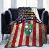 Us Army Rangers Blanket Sofa Bedding Ultra-Soft Micro Fleece Blanket 50"x40" view 2