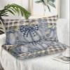 Thanksgiving Blue Pumpkins Queen Pillow Cases Set of 2, Soft Breathable Pillow Covers with Envelope Closure Decorative Pillow Shams for Bed Sofa Couch Chair 20''x30'' Black Buffalo Plaid Eucalyptus view 2