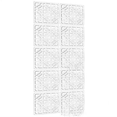 YUJIELBD 6pc Hanging Room Divider Fashion Divider Curtains Decorative for Living Room Bedroom Home Office Decoration