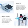Stainless Steel Press Capping Machine, Manual Perfume Bottle Sealing Crimping Machine, Adjustable Height, with Positioning Plate for Plastic Bottle/Glass Bottle/Metal Cans Tools Capper view 3