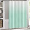 Ruian Store Shower Curtains for Bathroom-66x72in,Gradient White and Mint Green Waterproof Bath Curtain Grommet Shower Curtain Set with Hooks,Abstract Minimalism Modernity Washable Bath Accessories view 3