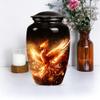YATHABHISA Phoenix Bird Urns, Decorative Urns, Large & Small Keepsake for Men & Women, Burial Urns for Adult Human Ashes, Memorial Urn, Combo of 1 Large Urn with Velvet Bag and 1 Small Keepsake view 4