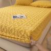 SUZEPER Lyvara Luxury Mattress Covers, Breathable Magic Mattress Covers Elastic Fitted Mattress Protector Cover Super Soft Cosy Plush Shaggy Taffeta Elastic Fitted Sheet(Twin-35.4x78.8in, Yellow) view 2