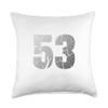 53th birthday gifts 53 year old Throw Pillow view 1