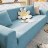 APMOE Knitted Elastic Sofa Cover, Stretch Jacquard Thick Sofa Cushion Covers, Replacement RV Dinette Cushion Covers Washable Furniture Protector with Elastic Bottom for Kids Pets, 4 Seater 92-118'' view 1