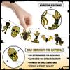 KatchOn, Iridescent Black and Gold Halloween Garland - Huge 10 Feet, No DIY | Skeleton Garland for Halloween Party Decorations Indoor | Spooky Decor, Skull Decorations | Gothic Decor view 3