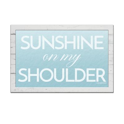 Rico Industries Margaritaville Sunshine On My Shoulders 12 X 8 Wood Sign