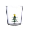 3D Cup With Christmas Tree Figurine Inside Stemless Glass For Wine Water Milk Goblet-Drinking Glass Cup view 1