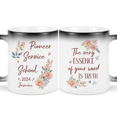 Personalized Pioneer Service School 2024 Mug - Pioneer School Gifts - JW Gifts For Women - Pioneer Mug - JW Gift for Daughter - JW Pioneer Gifts - Graduation, Back to School Mug - Pioneer Woman Mug -