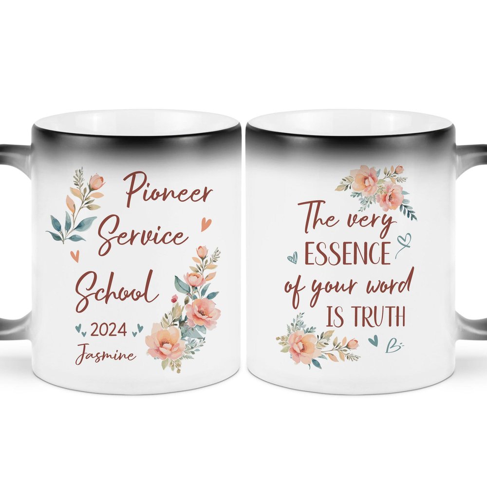 Personalized Pioneer Service School 2024 Mug - Pioneer School Gifts - JW Gifts For Women - Pioneer Mug - JW Gift for Daughter - JW Pioneer Gifts - Graduation, Back to School Mug - Pioneer Woman Mug -