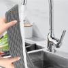 Silicone Dish Drying Mat, Long Kitchen Counter Draining Pad, Non-Slip Surface, 21.7 x 3.5 Inch, 0.3 Inch Thick view 2