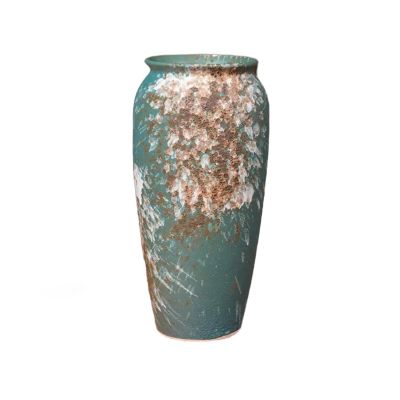 Sufeasdf Aimeryup Guest Room Vase Ceramic Ornament Decor Flower Arrangement Desktop Living Room Dining Table Study 30X15CM(Size:30X15CM,Color:E)