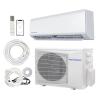 RAMSOND GW SERIES 12000 BTU 230 V Mini Split Ductless Air Conditioner Heat Pump 19 SEER Included Line Set Kit Compatible with Alexa and Google, White view 1