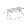 JOYNOW Deask Office Desktop Computer Table Game Table Simple Bedroom Study Table Home Office Desk Workstation White/Black Ergo Desk(Black,120 * 60 * 74cm) view 2