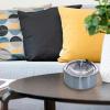 Ashtray with Lid, Portable Metal Box Smokeless Ashtray for Smokers,Flip Top Stainless Steel Ash Tray,Smell Proof Ashtrays for Patio Indoor Outdoor view 3