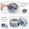 Ashtray with Lid, Portable Metal Box Smokeless Ashtray for Smokers,Flip Top Stainless Steel Ash Tray,Smell Proof Ashtrays for Patio Indoor Outdoor view 4