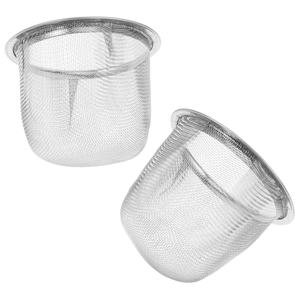HOLIDYOYO 2pcs Stainless Steel Tea Infuser Tea Strainer for Brewing Fine Mesh Filter for and Restaurants and Practical