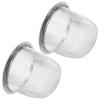 HOLIDYOYO 2pcs Stainless Steel Tea Infuser Tea Strainer for Brewing Fine Mesh Filter for and Restaurants and Practical view 3