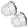 HOLIDYOYO 2pcs Stainless Steel Tea Infuser Tea Strainer for Brewing Fine Mesh Filter for and Restaurants and Practical view 4