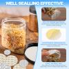 PATIKIL 35mm/1.4inch Pressure Sensitive Seal, 200 Pack Foam Lid Liner Cap view 3