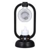 Haofy Diffuser Humidifier, Retro Candlelight Ultrasonic Cool Mist with RGB Lighting, Portable Night Light for Bedroom, Office (Black) view 1