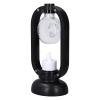 Haofy Diffuser Humidifier, Retro Candlelight Ultrasonic Cool Mist with RGB Lighting, Portable Night Light for Bedroom, Office (Black) view 2