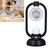 Haofy Diffuser Humidifier, Retro Candlelight Ultrasonic Cool Mist with RGB Lighting, Portable Night Light for Bedroom, Office (Black) view 3
