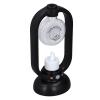 Haofy Diffuser Humidifier, Retro Candlelight Ultrasonic Cool Mist with RGB Lighting, Portable Night Light for Bedroom, Office (Black) view 4